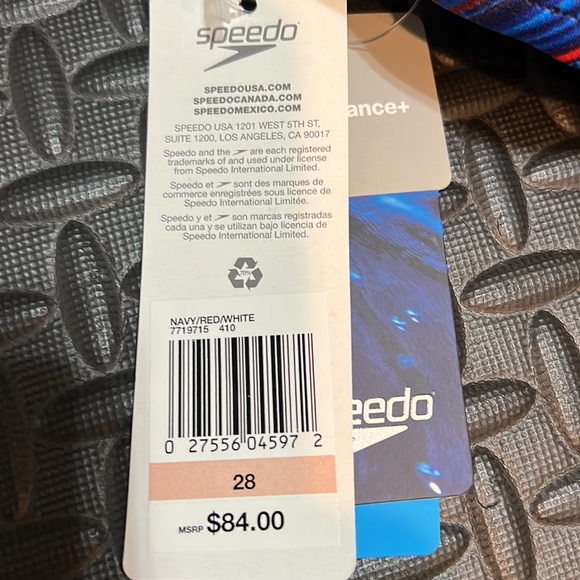 Brand new speedo, endurance plus red, white and blue bathing suit - Picture 4 of 4